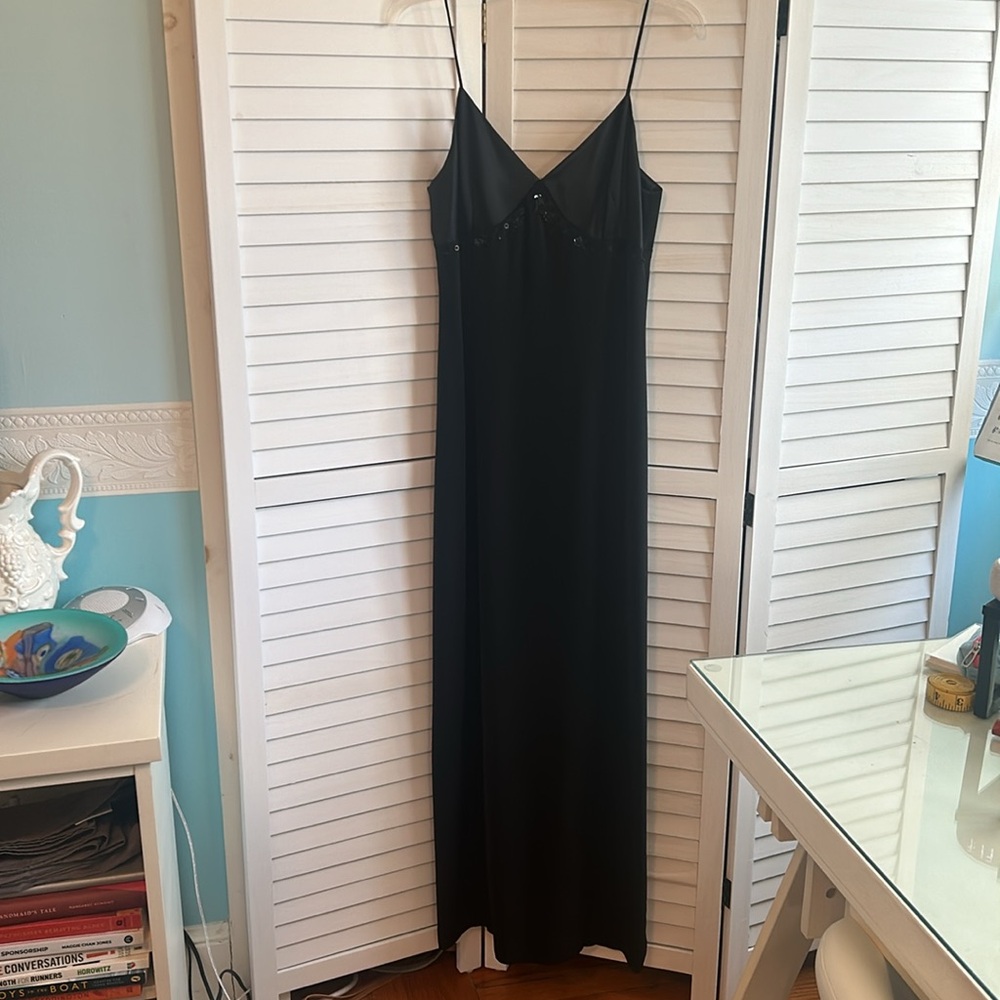 Rimini Black floor length evening gown